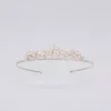 Rose Gold Crystal Flower Girl Tiara -Blissful Brides Shop 228X MROSEGOLD HP PROD10 001