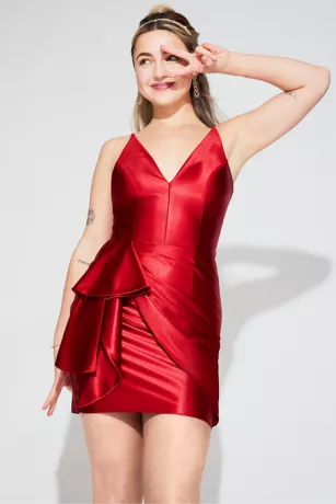Stretch Satin V-Neck Tank Dress 7 Stretch Satin V-Neck Tank Dress - Image 5