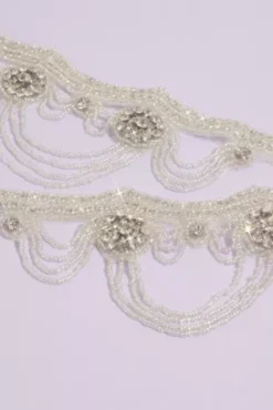 Rhinestone Filigree Shoe Jewelry -Blissful Brides Shop 495431A001 MSILVER JWLY PROD12 089 1