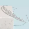Marquise Crystal Accented Flower Girl Tiara -Blissful Brides Shop 7SJ2602 SILVER HP PROD5 01