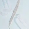 Deco-Inspired Pave Crystal Flower Sash -Blissful Brides Shop BLT10365 MSILVER SASH PROD6 03