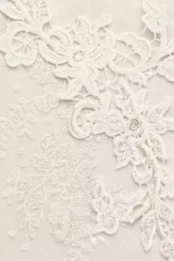 Petite Organza Ruffle Skirt Wedding Dress -Blissful Brides Shop CWG568 SOLIDIVORY OLEG PROD10 001