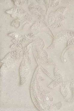 Beaded Sheath Wedding Dress With Overskirt -Blissful Brides Shop CWG933 SIVORY OLEG SWATCH PROD5 5