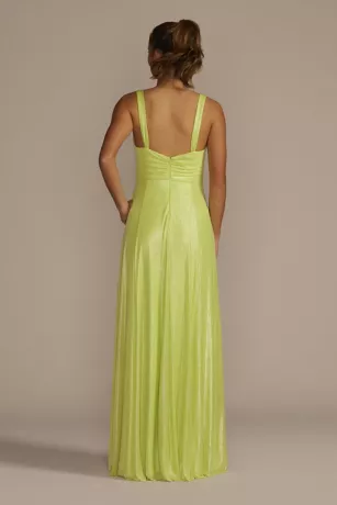 Surplice Metallic Chiffon Foil A-Line 4 Surplice Metallic Chiffon Foil A-Line - Image 2