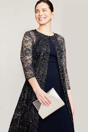 Knee Length Crepe Tank Dress And Matching Jacket 9 Knee Length Crepe Tank Dress And Matching Jacket - Image 7