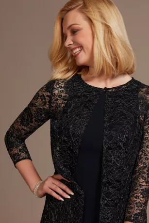 Knee Length Crepe Tank Dress And Matching Jacket 7 Knee Length Crepe Tank Dress And Matching Jacket - Image 5