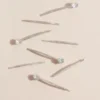 Pave Solitaire Bobby Pins