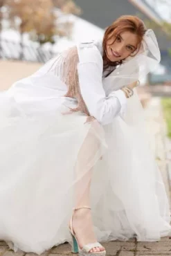 DanielXDiamond Rose Gold Fringe Jacket -Blissful Brides Shop DDBOBBIE 2 PDP Crop SEP8 1920x2880