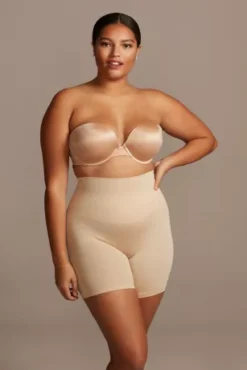 Maidenform Mid Rise Upper Thigh Shapewear Shorts -Blissful Brides Shop DM2550 MNUDE LING OM PROD12 022