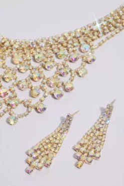 Colorful Crystal Lattice Quinceanera Jewelry Set -Blissful Brides Shop DMJ13420 MMULTI JWLY PROD1 006