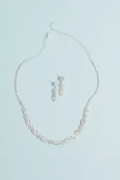 Mixed Crystal Quinceanera Matching Jewelry Set