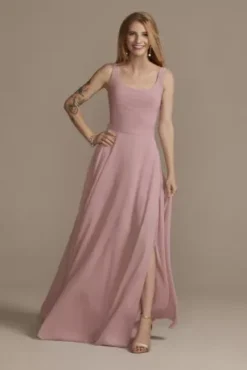 Bridesmaid Separates Jersey Tank Bodysuit -Blissful Brides Shop F20420 QUARTZ BM PROD5 078