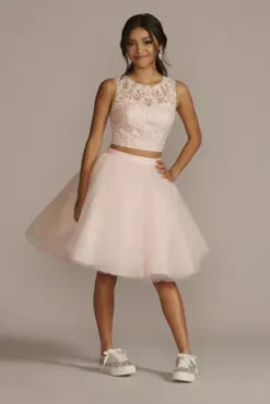 3-Piece Convertible Quince Dress With Heart Back -Blissful Brides Shop FR2102 PETAL QUINCE PROD12 308