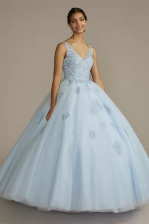 Fairytale Ballgown With Embellished Lace Applique 3 Fairytale Ballgown With Embellished Lace Applique