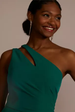 Stretch Crepe One-Shoulder Bridesmaid Dress 5 Stretch Crepe One-Shoulder Bridesmaid Dress - Image 3