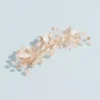 Lustrous Petals And Pearl Sprigs Hair Clip -Blissful Brides Shop H1121 MCHAMPAGNE HP PROD12 2