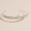 Crystal Teardrop Tiara -Blissful Brides Shop H32056 SILVER HP PROD12 1