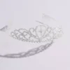 Filigree Cross First Communion Tiara -Blissful Brides Shop H42407 SILVER HP PROD9 01