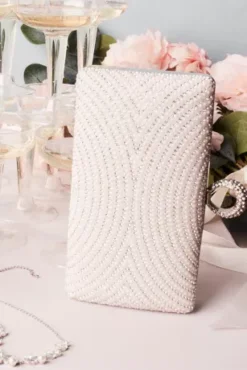 Curved Pearl And Crystal Minaudiere -Blissful Brides Shop HBCARINA43 2 PDP Crop SEP9 1920x2880