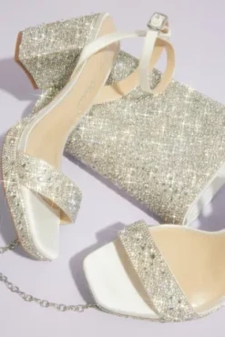 Crystal-Embellished Satin Crossbody Clutch -Blissful Brides Shop HBDARBI MWHITE HB PROD10 20