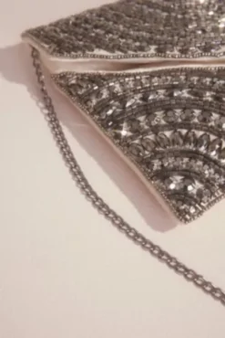 Beaded Envelope Clutch Crossbody Bag -Blissful Brides Shop HBROSE MCHAMPAGNE HB PROD5 1