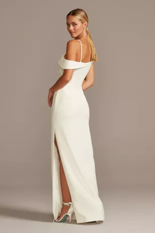 Asymmetric Off The Shoulder Sheath Dress 4 Asymmetric Off The Shoulder Sheath Dress - Image 2