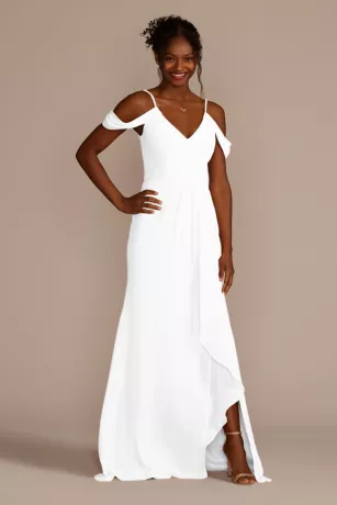 Cascading Off-the-Shoulder Bridesmaid Dress 3 Cascading Off-the-Shoulder Bridesmaid Dress