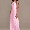 High Neck Chiffon Junior Bridesmaid Dress -Blissful Brides Shop Image JB9898 11283732 Tickled