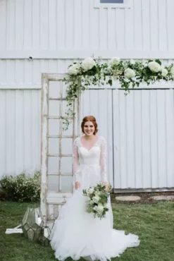 Long Sleeve Wedding Dress With Low Back -Blissful Brides Shop LRP 8905 1920x2880 WG3831