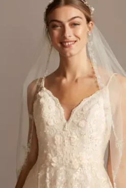 A-Line Wedding Dress With Double Straps -Blissful Brides Shop MS251177 IVYCHAMP MS PROD12 V2 080