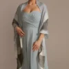 Plaid Blanket Wrap Scarf -Blissful Brides Shop OW2153 MBLUEPLAID BM OWTR PROD3 027