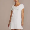 Sparkle Bride Sleep Shirt -Blissful Brides Shop PLDB8027 MWHITE LING OM PROD2 030