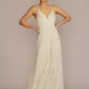 Allover Lace V-Neck Wedding Dress With Open Back -Blissful Brides Shop SDWG1086 IVYCHAMP DBSTU PROD3 051