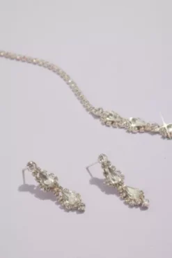 Teardrop Crystal Jewelry Set -Blissful Brides Shop SP22DMJ17877 MROSEGO JWLY PROD2 006 1