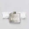 Bride Flask Plus Garter -Blissful Brides Shop SPBP529 MWHITE GIFT PROD1 001