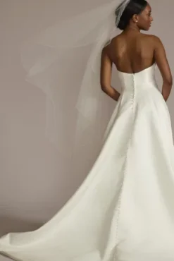 Beaded Edge Mid-Length Veil