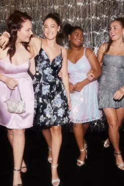 Plunging Metallic Floral Brocade A-Line Dress -Blissful Brides Shop WBM3210 PDP Crop OCT5 1920x2880