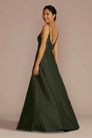 Double Strap Allover Lace A-Line 4 Double Strap Allover Lace A-Line - Image 2