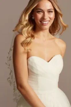 Strapless Sweetheart Tulle Wedding Dress -Blissful Brides Shop WG3802 IVORY CORE PROD12 V2 120