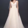 Appliqued Glitter Tulle A-Line Wedding Dress -Blissful Brides Shop WG3930 IVYCHAMP CORE PROD6 002