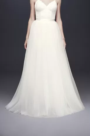 Tulle Ball Gown Wedding Overskirt 3 Tulle Ball Gown Wedding Overskirt