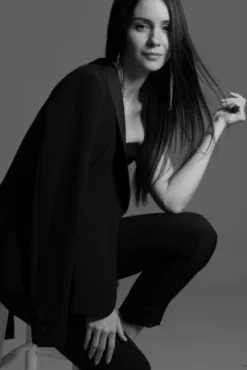 Satin Waistband Fitted Suit Pants -Blissful Brides Shop WG4001 5 PDP Crop JUN25 1920x2880