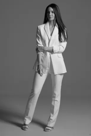 Relaxed Leg Suit Pants With Satin Waist 16 Relaxed Leg Suit Pants With Satin Waist - Image 15