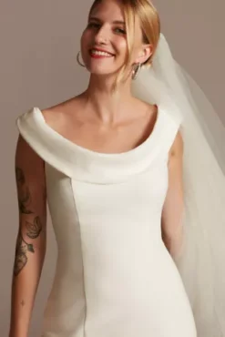 Crepe Off-the-Shoulder Mermaid Dress -Blissful Brides Shop WG4013 IVORY CORE PROD8 V2 079