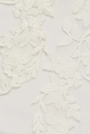 Appliqued Cap Sleeve Tulle Ball Gown Wedding Dress 6 Appliqued Cap Sleeve Tulle Ball Gown Wedding Dress - Image 4