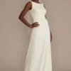 Allover Sequin A-Line Scoop Back Wedding Dress 1 Allover Sequin A-Line Scoop Back Wedding Dress -Blissful Brides Shop WG4084 IVORY DBSTU PROD10 1874